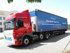 Camion Daf 85.410, motrice e semirimorchio a metano