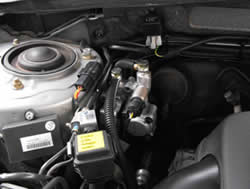 Regolatore di pressione su Subaru Outback 3.0 con impianto gpl Vialle 2fuel