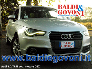 Audi A1 tfsi gpl Euro 5 con impianto ad iniezione diretta Vialle LPdi